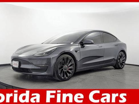 Used 2022 Tesla Model 3 Performance AWD/4WD image 1