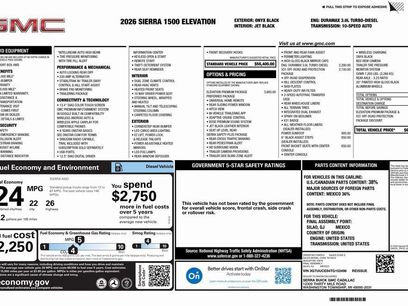 New 2026 GMC Sierra 1500 Elevation w/ Elevation Premium Package