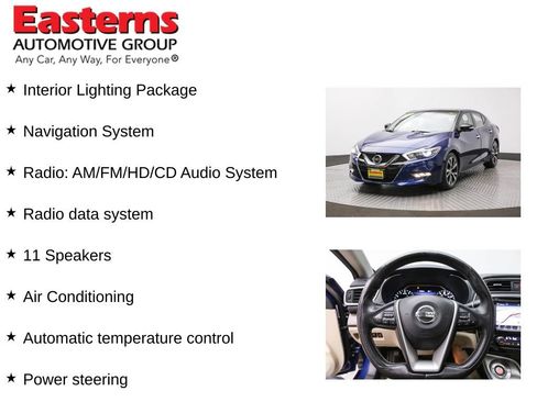 Used 2016 Nissan Maxima Platinum w/ Interior Lighting Package image 11