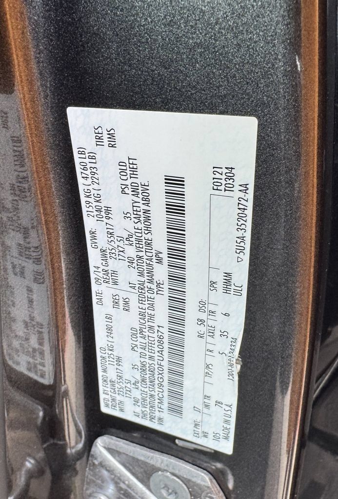 Used 2015 Ford Escape SE w/ Equipment Group 201A AWD/4WD image 30
