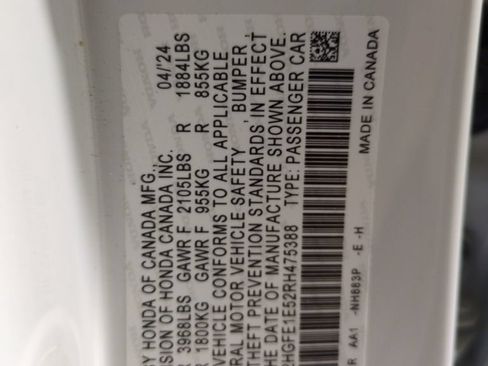 Certified 2024 Honda Civic Si image 33