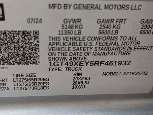 Certified 2024 GMC Sierra 2500 Denali Ultimate AWD/4WD image 28