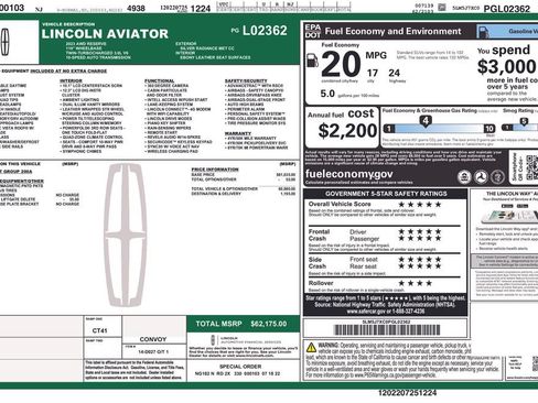 Certified 2023 Lincoln Aviator Reserve AWD/4WD image 31