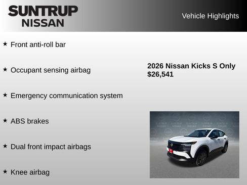 Used 2026 Nissan Kicks S FWD image 23