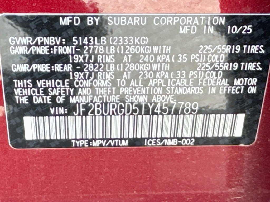 Certified 2026 Subaru Outback Limited XT AWD/4WD image 29