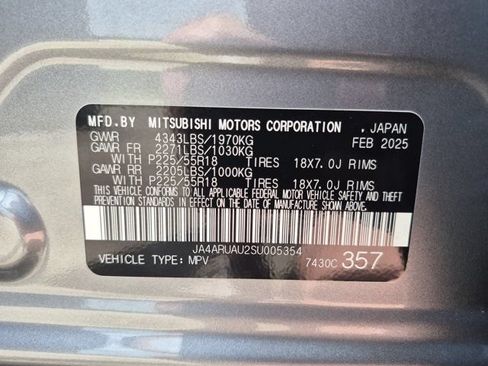 Used 2025 Mitsubishi Outlander Sport SE AWD/4WD image 35
