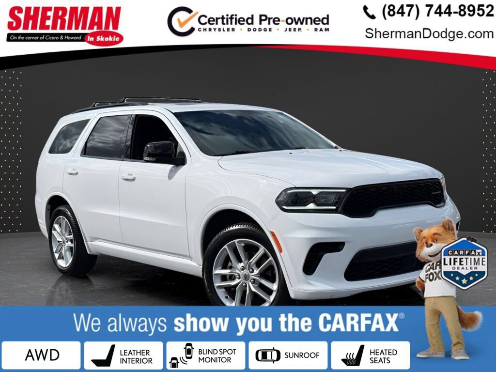 Certified 2024 Dodge Durango GT AWD/4WD image 1