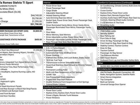 Used 2019 Alfa Romeo Stelvio Ti Sport w/ Quick Order Package 22S Sport image 6