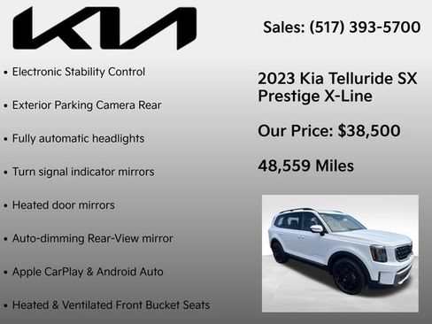 Used 2023 Kia Telluride SX Prestige X-Line AWD/4WD image 12