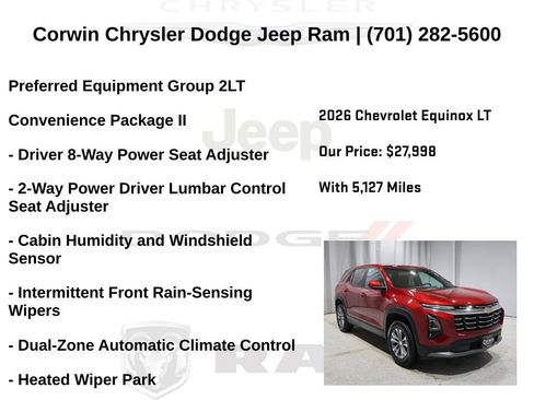 Used 2026 Chevrolet Equinox LT w/ Convenience Package II image 6