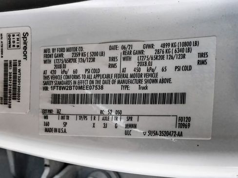 Used 2021 Ford F250 King Ranch w/ King Ranch Ultimate Package image 50