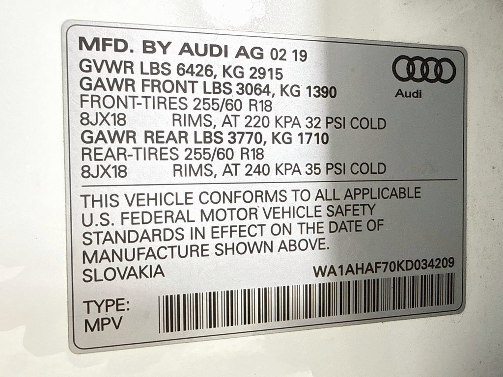 Used 2019 Audi Q7 2.0T Premium w/ Convenience Package AWD/4WD image 26