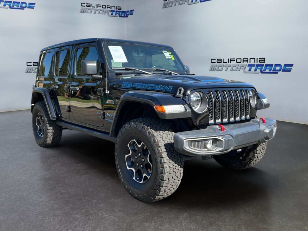Used 2021 Jeep Wrangler Unlimited Rubicon 4xe w/ Steel Bumper Group AWD/4WD image 3