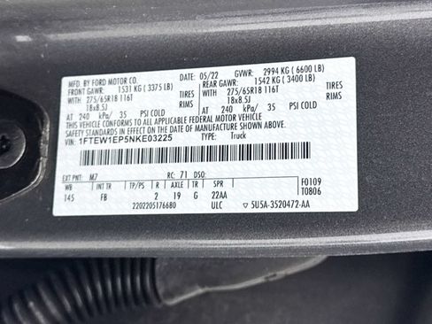 Used 2022 Ford F150 XLT w/ Equipment Group 301A Mid AWD/4WD image 36