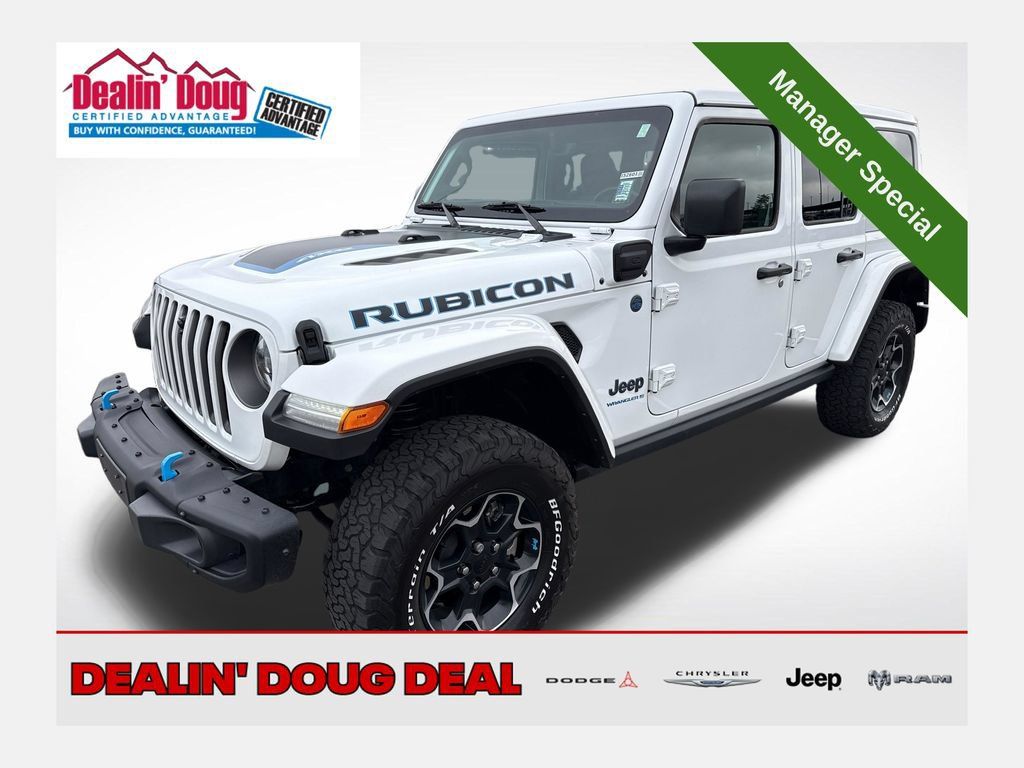 Used 2023 Jeep Wrangler Unlimited Rubicon 4xe w/ Steel Bumper Group AWD/4WD 360° Tour