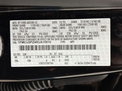 Used 2024 Ford Escape ST-Line Elite image 38