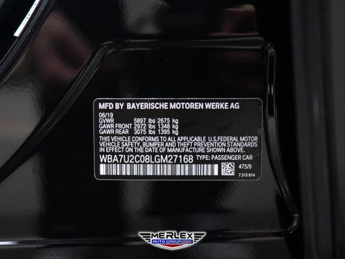 Used 2020 BMW 750i xDrive w/ M Sport Package image 57