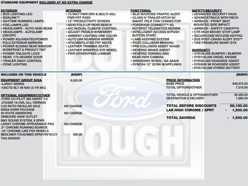 Used 2021 Ford F150 Lariat w/ Equipment Group 502A High image 2
