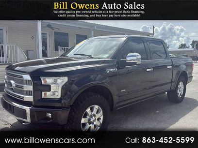 Used 2015 Ford F150 Platinum w/ Equipment Group 701A Luxury