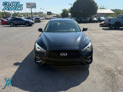 Used 2021 INFINITI Q50 Luxe w/ Seat & Sound Package AWD/4WD image 2