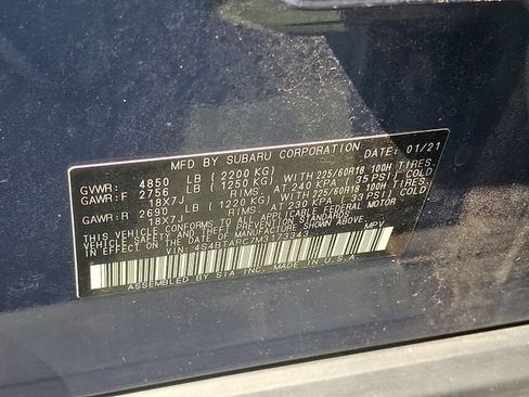 Used 2021 Subaru Outback Touring w/ Popular Package #2 AWD/4WD image 21