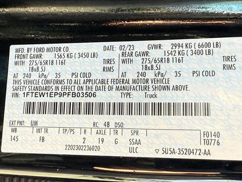 Certified 2023 Ford F150 XLT w/ Equipment Group 302A High image 28