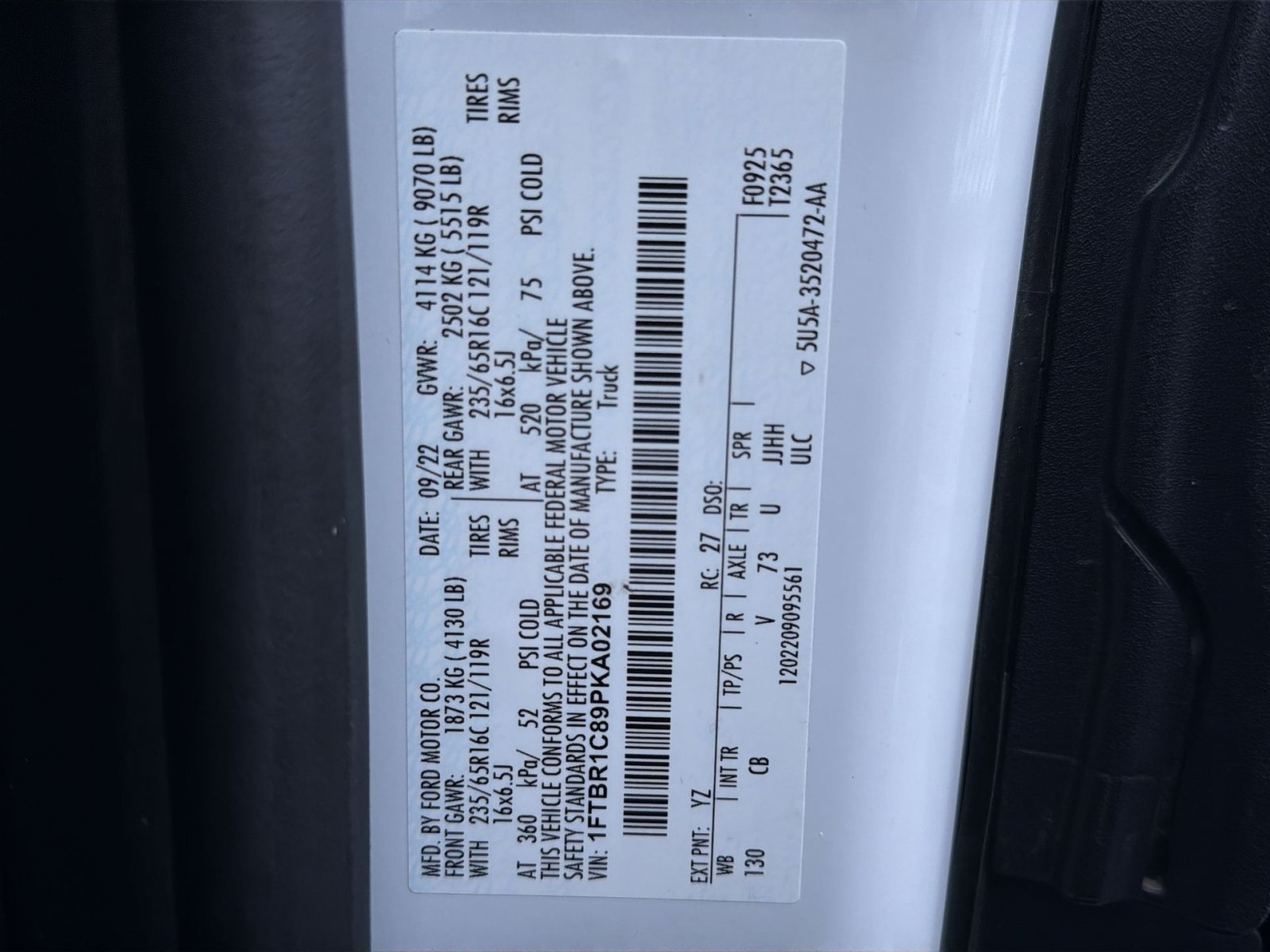 Used 2023 Ford Transit 250 Medium Roof w/ Load Area Protection Package RWD image 33