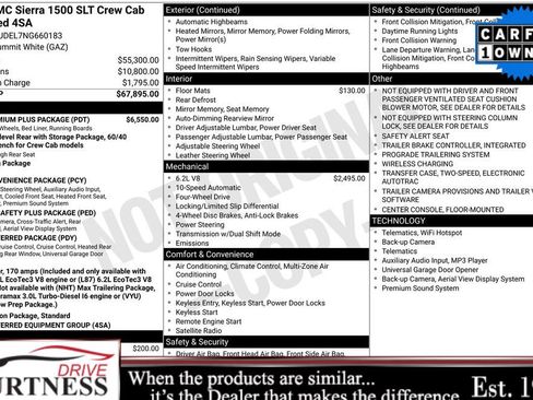 Certified 2022 GMC Sierra 1500 SLT w/ SLT Premium Plus Package image 2