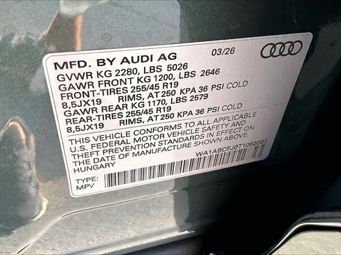 New 2026 Audi Q3 quattro 2.0T AWD/4WD image 17