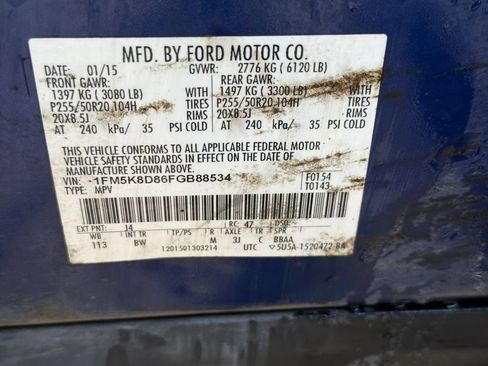 Used 2015 Ford Explorer XLT w/ Equipment Group 202B AWD/4WD image 34