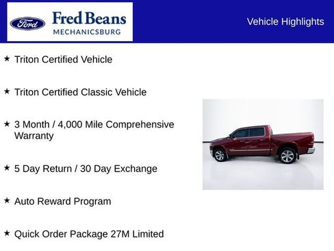 Used 2020 RAM 1500 Limited AWD/4WD image 7