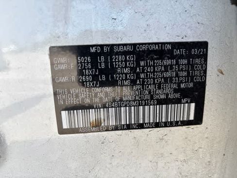 Used 2021 Subaru Outback Touring XT AWD/4WD image 23