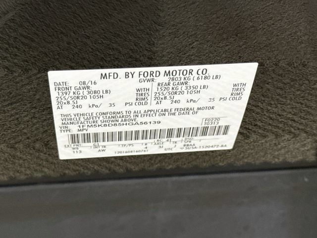 Used 2017 Ford Explorer XLT w/ Equipment Group 202A AWD/4WD image 34