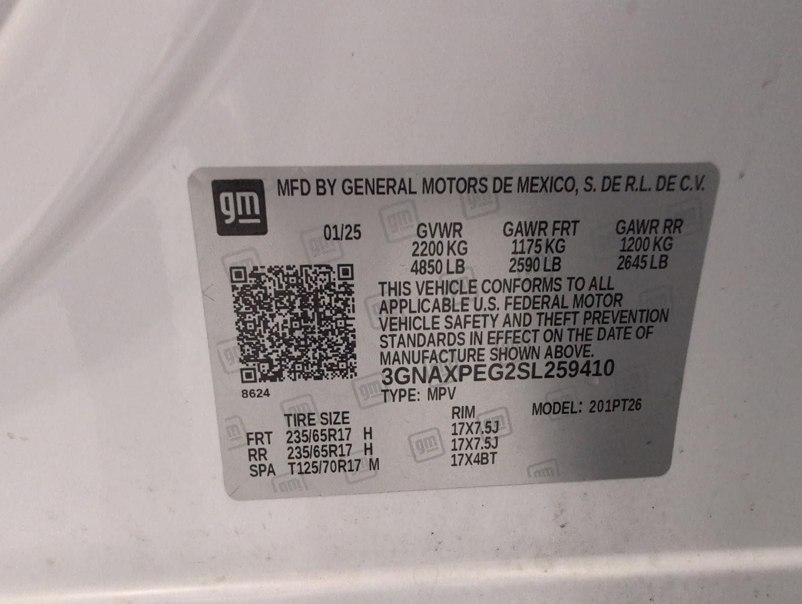 Certified 2025 Chevrolet Equinox LT AWD/4WD image 28