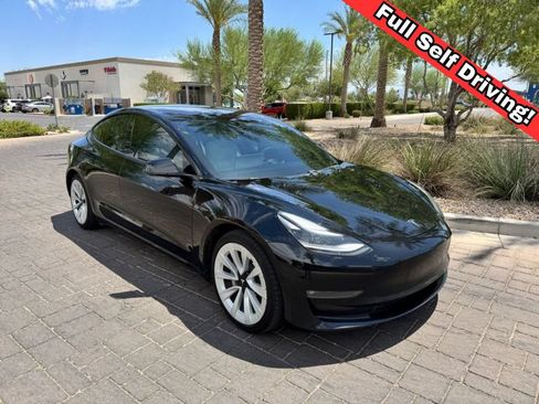 Used 2021 Tesla Model 3 Long Range AWD/4WD image 1