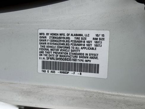 Used 2016 Honda Odyssey Touring image 36