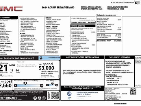 Used 2024 GMC Acadia Elevation w/ Super Cruise Package image 4