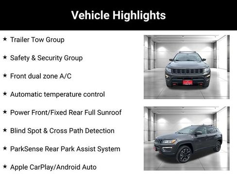Used 2020 Jeep Compass Trailhawk w/ Safety & Security Group AWD/4WD image 2