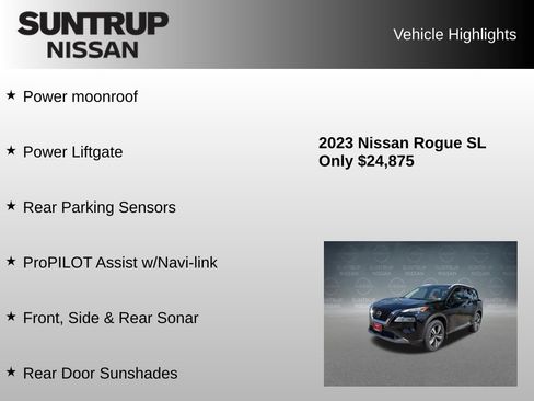 Used 2023 Nissan Rogue SL w/ SL Premium Package FWD image 16
