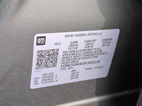 Certified 2023 Chevrolet Traverse LT image 34