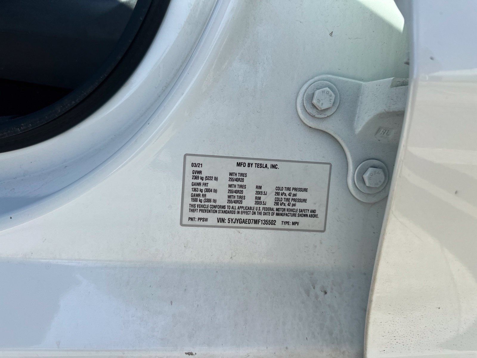 Used 2021 Tesla Model Y 2WD image 5