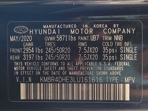 Used 2020 Hyundai Palisade SEL AWD/4WD image 33
