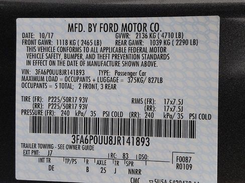 Used 2018 Ford Fusion S FWD image 33