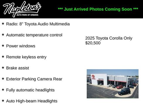 Used 2025 Toyota Corolla LE image 1