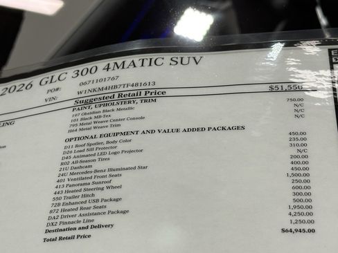 New 2026 Mercedes-Benz GLC 300 4MATIC image 19