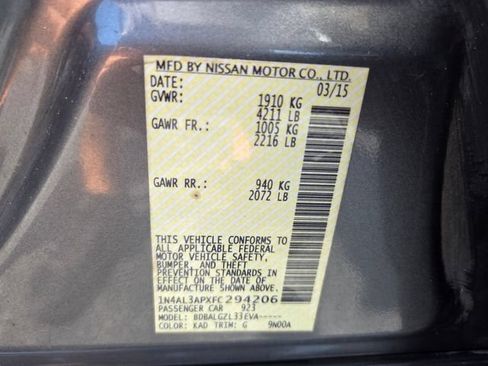 Used 2015 Nissan Altima 2.5 S w/ Power Driver Seat Package FWD image 20