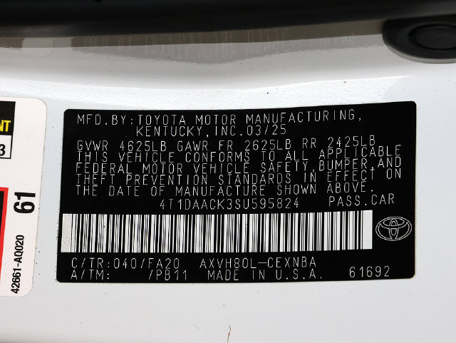 Used 2025 Toyota Camry LE FWD image 36