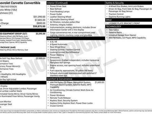 Used 2006 Chevrolet Corvette Convertible w/ Preferred Equipment Group image 33