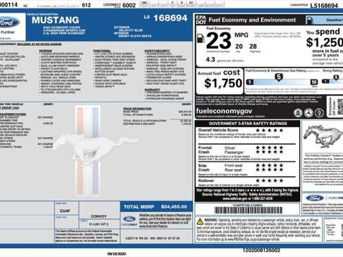 Used 2020 Ford Mustang Coupe w/ 2.3L High Performance Package image 4