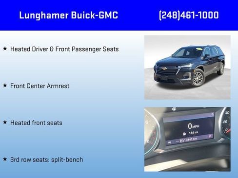 Used 2022 Chevrolet Traverse LT AWD/4WD image 24